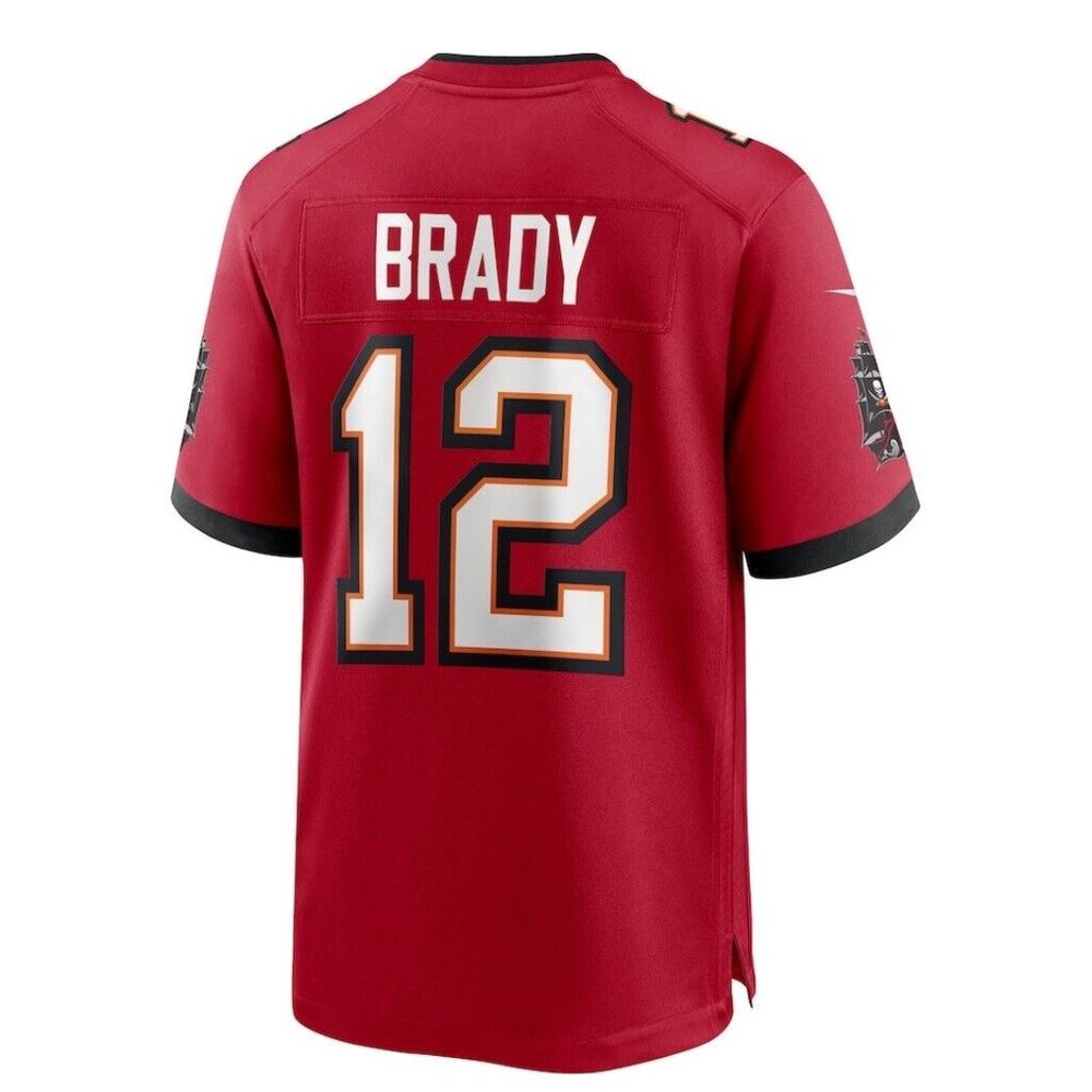 Tom Brady Tampa Bay Buccaneers Nike Game Jersey Red Mens Size 3XL Brand New - Picture 3 of 6